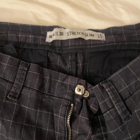 Cool windowpane navy primark trousers - Picture 2 of 3